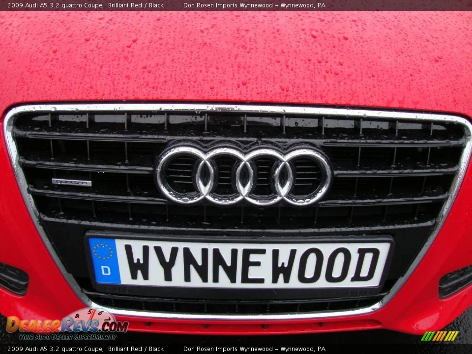 2009 Audi A5 3.2 quattro Coupe Brilliant Red / Black Photo #26