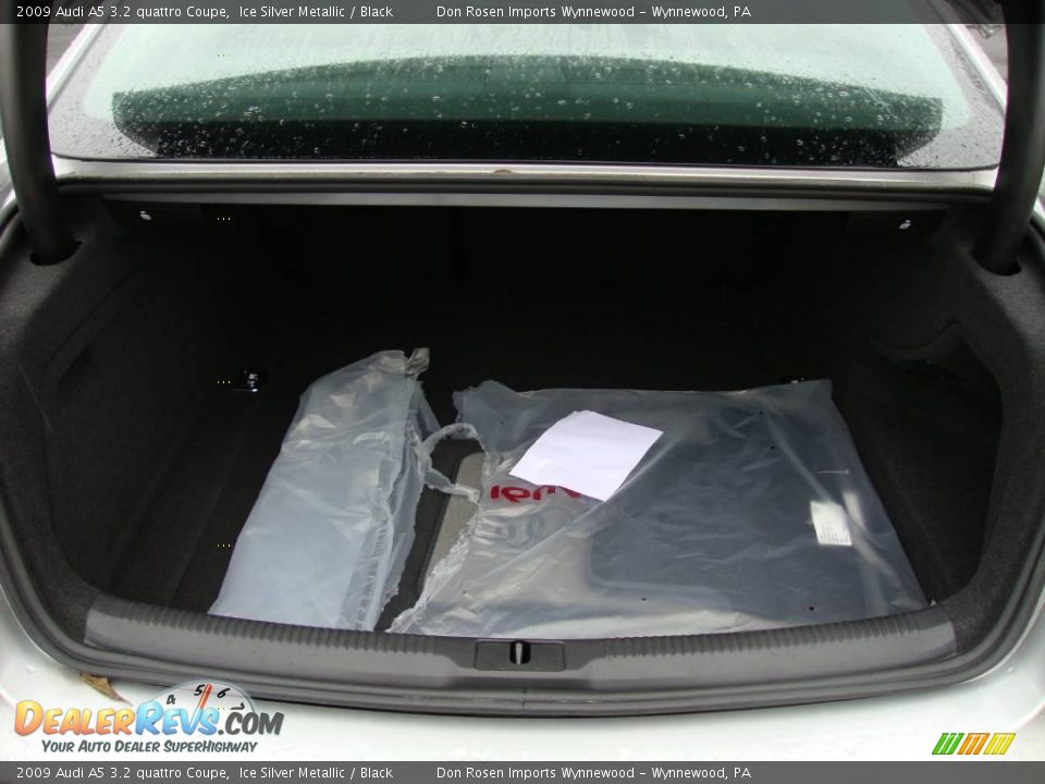 2009 Audi A5 3.2 quattro Coupe Ice Silver Metallic / Black Photo #21