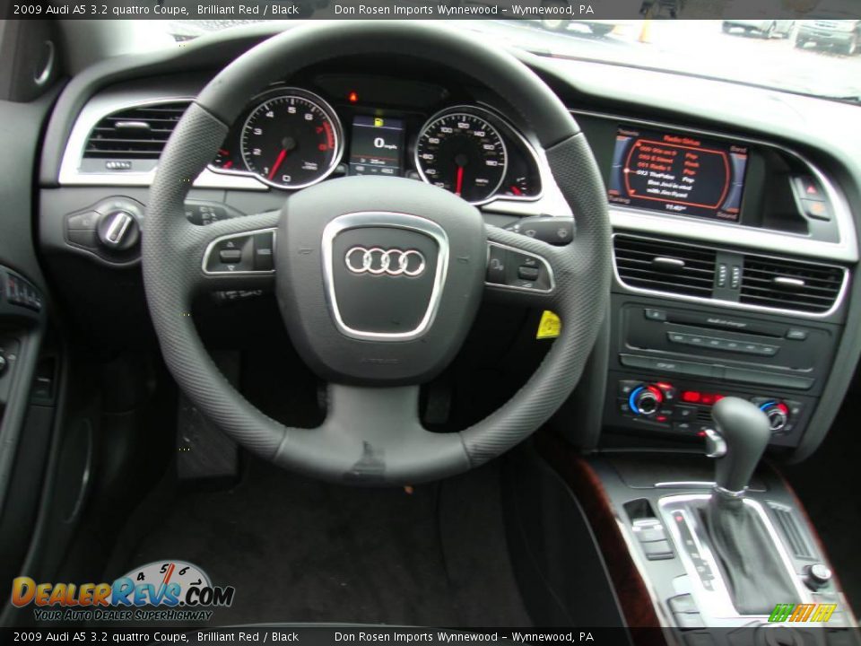 2009 Audi A5 3.2 quattro Coupe Brilliant Red / Black Photo #28