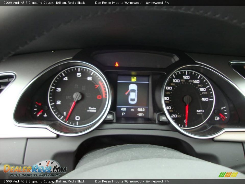 2009 Audi A5 3.2 quattro Coupe Brilliant Red / Black Photo #34