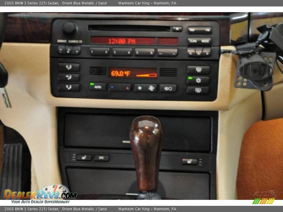 2003 BMW 3 Series 325i Sedan Orient Blue Metallic / Sand Photo #8