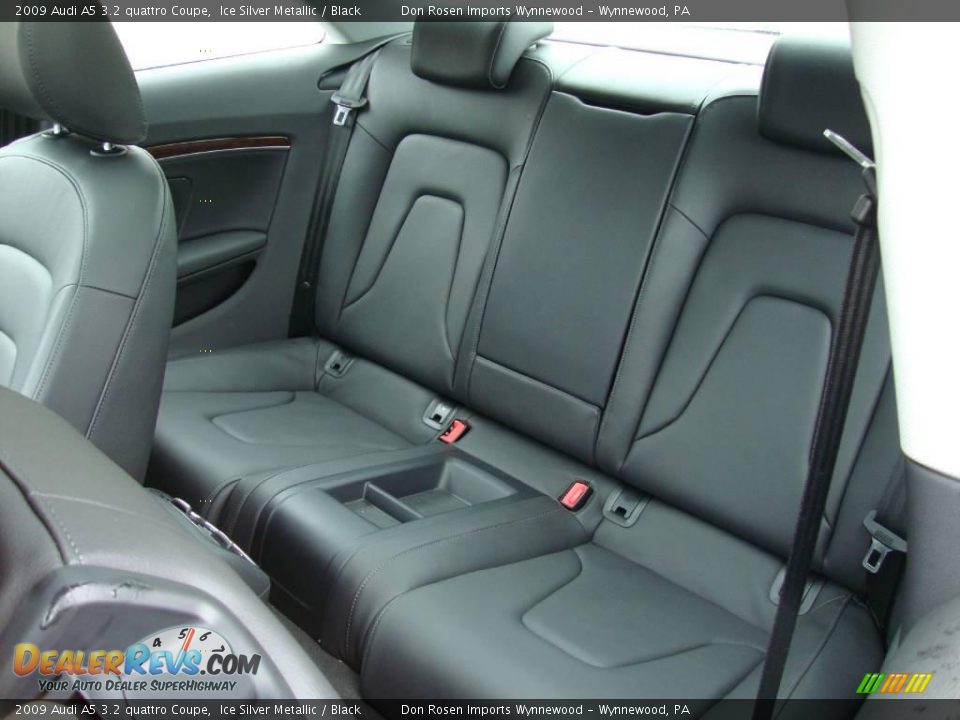 2009 Audi A5 3.2 quattro Coupe Ice Silver Metallic / Black Photo #29