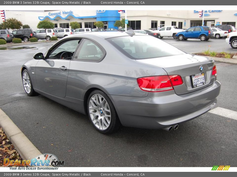 2009 BMW 3 Series 328i Coupe Space Grey Metallic / Black Photo #5
