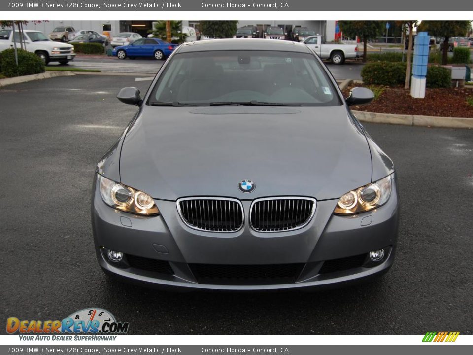 2009 BMW 3 Series 328i Coupe Space Grey Metallic / Black Photo #8