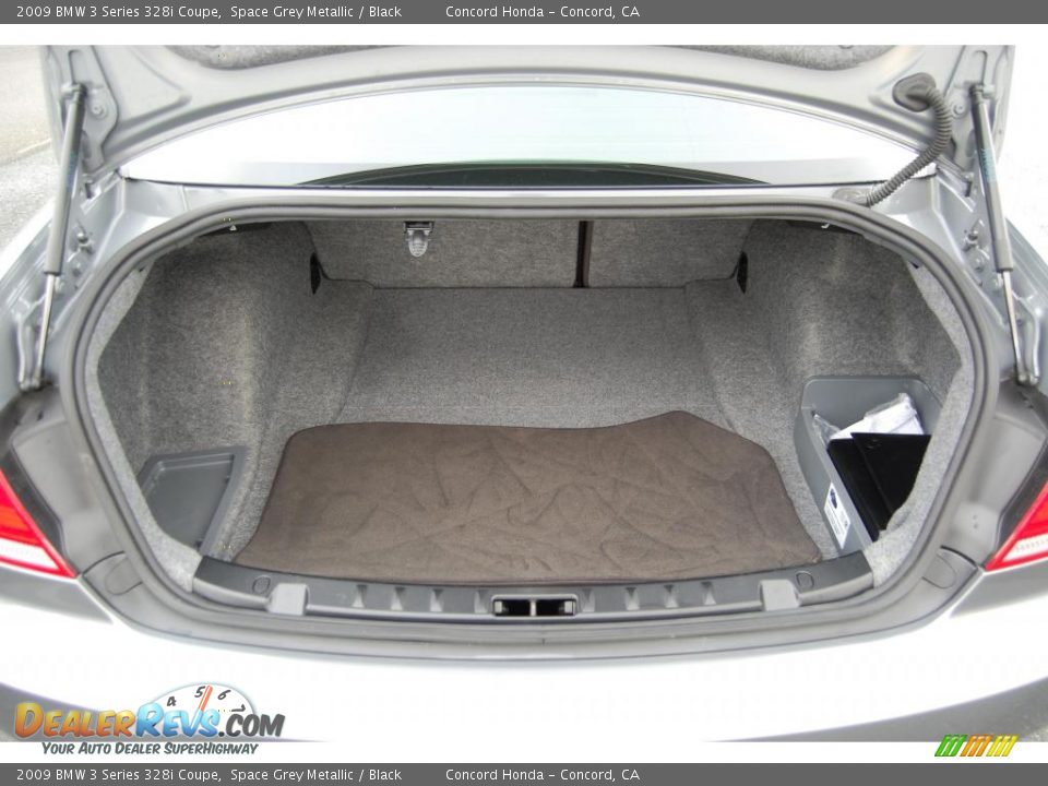 2009 BMW 3 Series 328i Coupe Space Grey Metallic / Black Photo #10