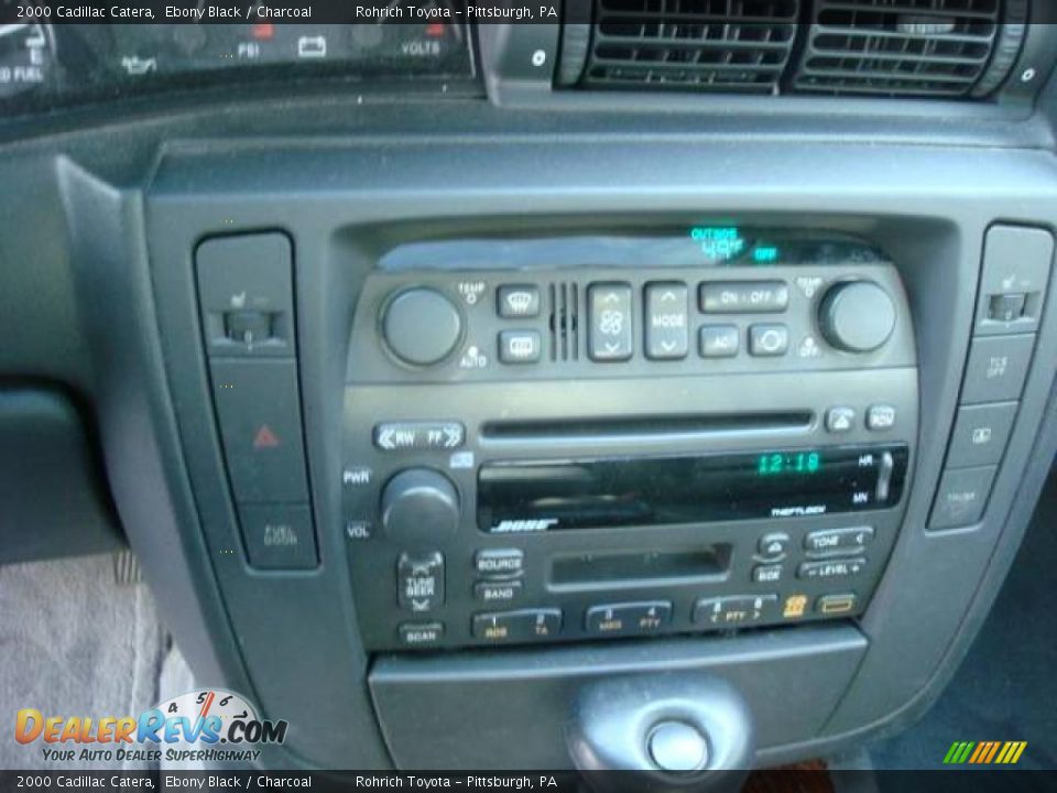 2000 Cadillac Catera Ebony Black / Charcoal Photo #18