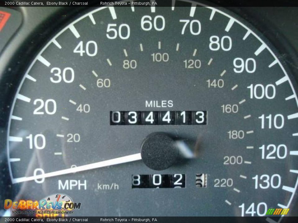 2000 Cadillac Catera Ebony Black / Charcoal Photo #20