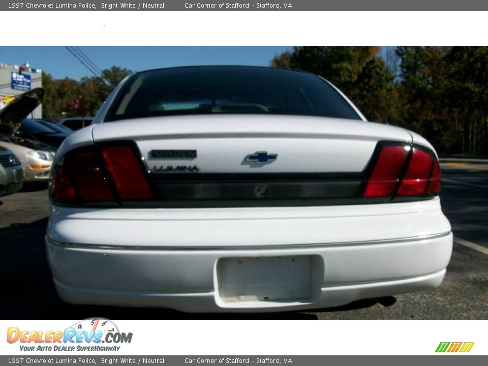 1997 Chevrolet Lumina Police Bright White / Neutral Photo #4