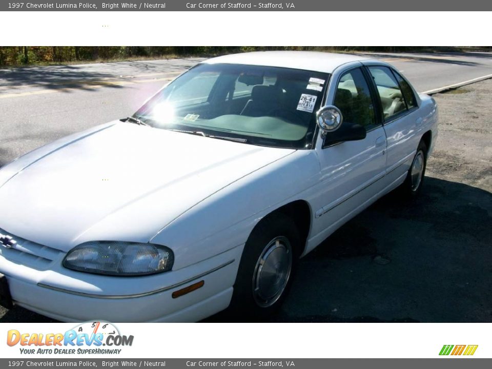 1997 Chevrolet Lumina Police Bright White / Neutral Photo #7