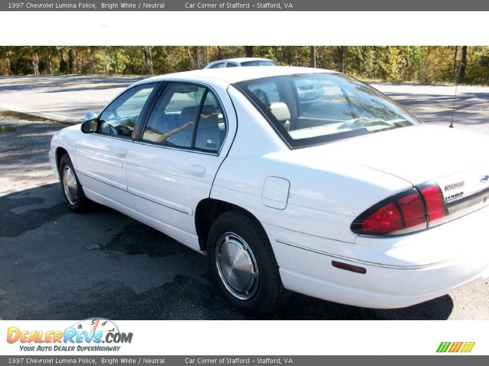 1997 Chevrolet Lumina Police Bright White / Neutral Photo #8