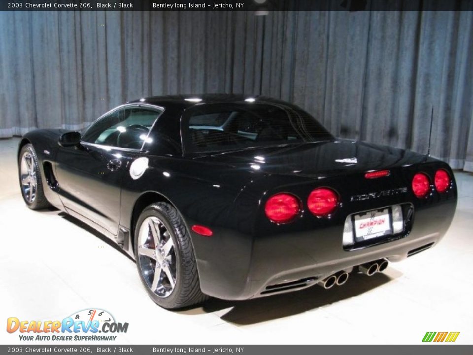 2003 Chevrolet Corvette Z06 Black / Black Photo #2