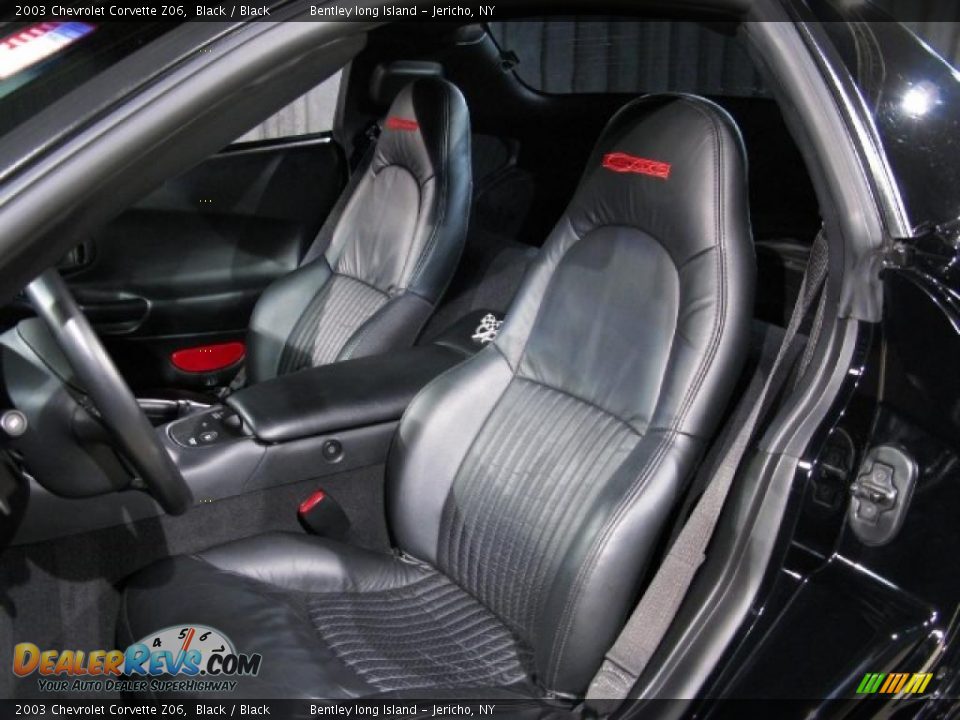 2003 Chevrolet Corvette Z06 Black / Black Photo #5