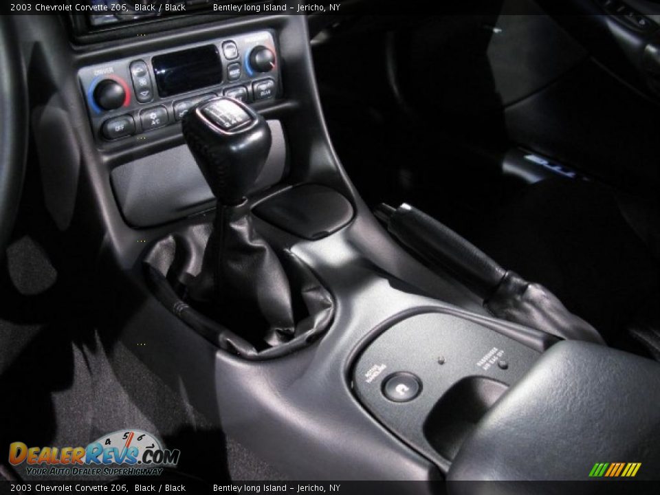 2003 Chevrolet Corvette Z06 Black / Black Photo #10
