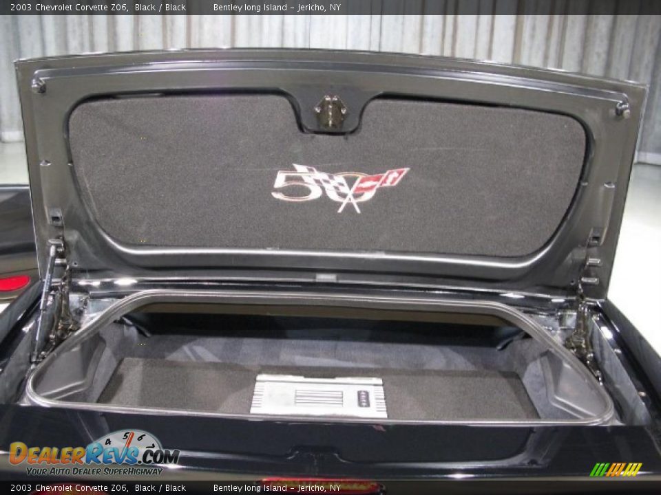 2003 Chevrolet Corvette Z06 Black / Black Photo #14