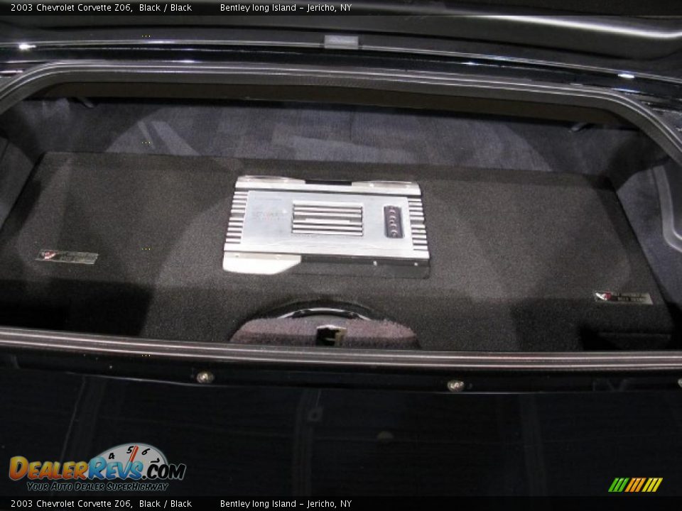 2003 Chevrolet Corvette Z06 Black / Black Photo #15
