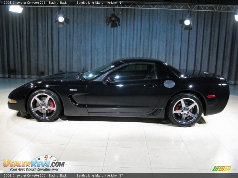 2003 Chevrolet Corvette Z06 Black / Black Photo #18