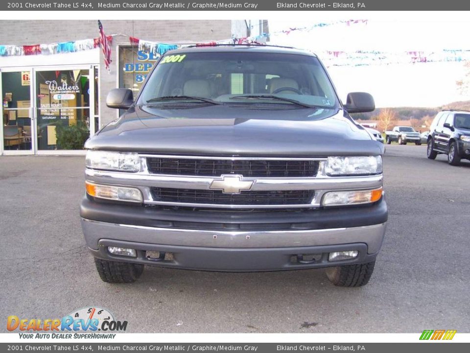 2001 Chevrolet Tahoe LS 4x4 Medium Charcoal Gray Metallic / Graphite/Medium Gray Photo #2