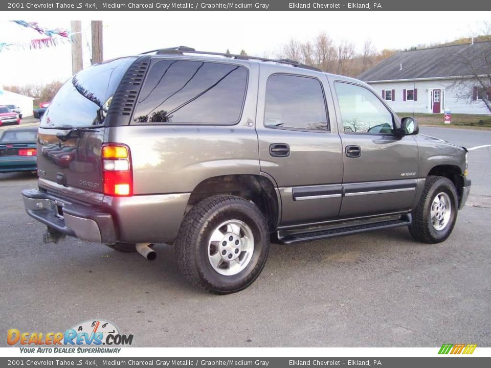 2001 Chevrolet Tahoe LS 4x4 Medium Charcoal Gray Metallic / Graphite/Medium Gray Photo #5