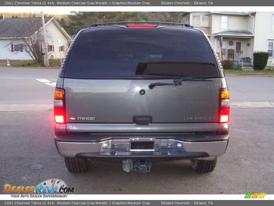 2001 Chevrolet Tahoe LS 4x4 Medium Charcoal Gray Metallic / Graphite/Medium Gray Photo #6