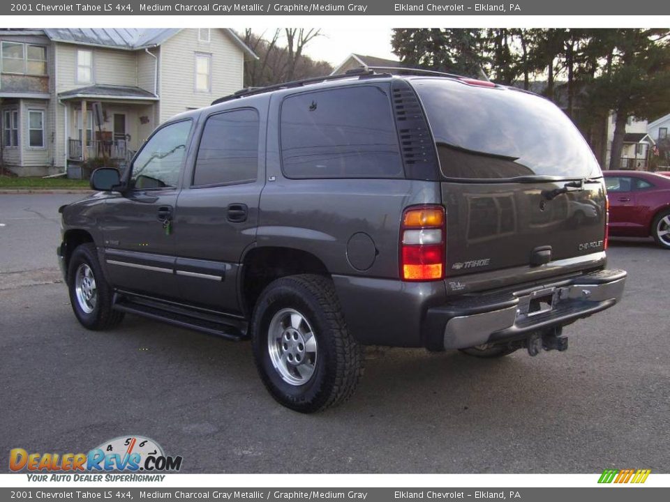 2001 Chevrolet Tahoe LS 4x4 Medium Charcoal Gray Metallic / Graphite/Medium Gray Photo #7