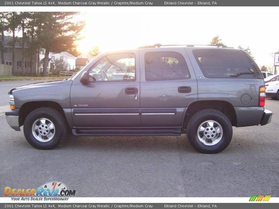 2001 Chevrolet Tahoe LS 4x4 Medium Charcoal Gray Metallic / Graphite/Medium Gray Photo #8