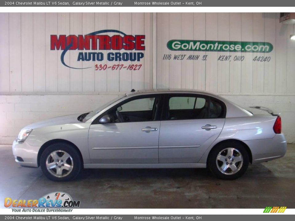 2004 Chevrolet Malibu LT V6 Sedan Galaxy Silver Metallic / Gray Photo #1