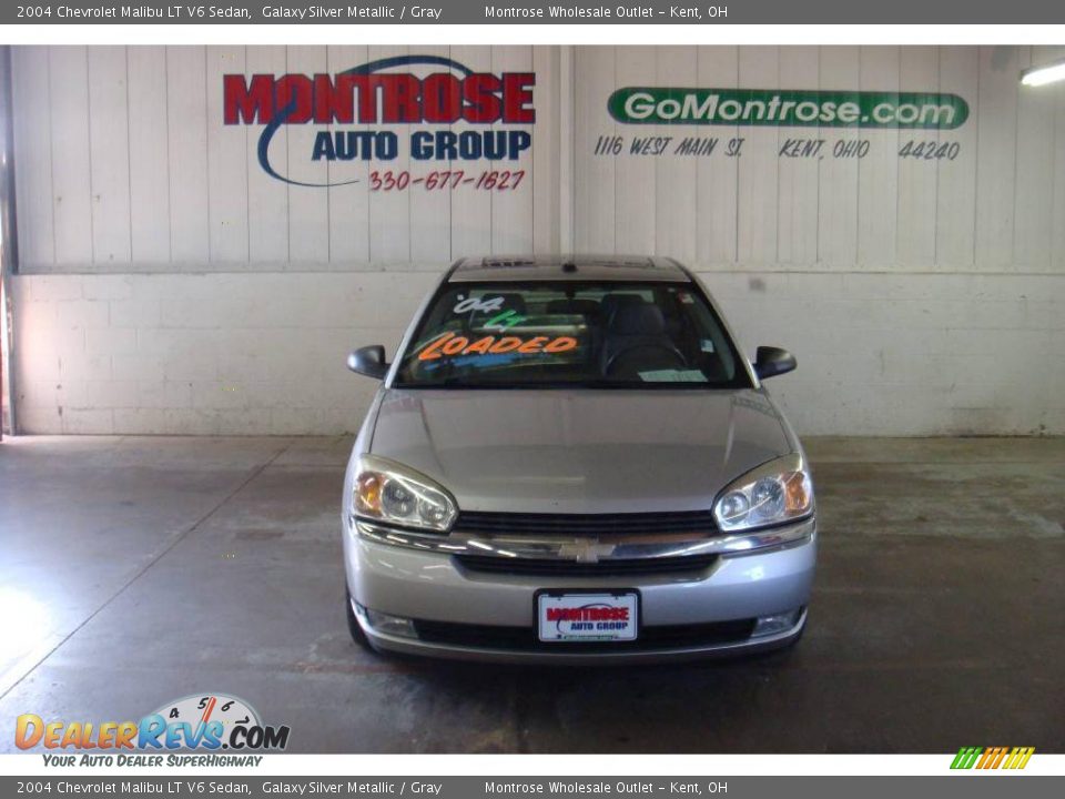 2004 Chevrolet Malibu LT V6 Sedan Galaxy Silver Metallic / Gray Photo #3