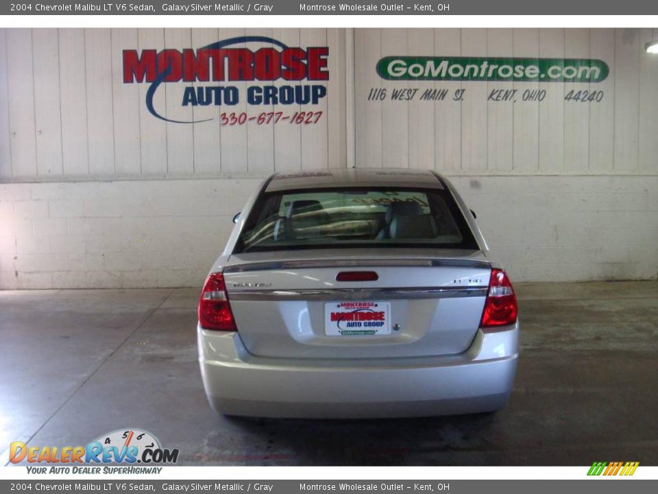 2004 Chevrolet Malibu LT V6 Sedan Galaxy Silver Metallic / Gray Photo #4
