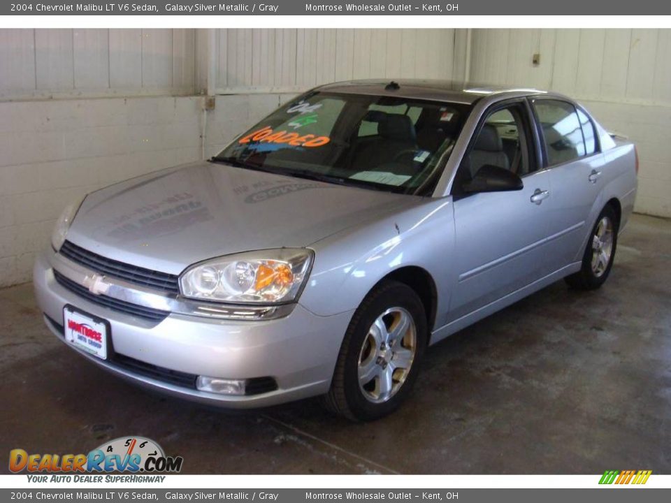 2004 Chevrolet Malibu LT V6 Sedan Galaxy Silver Metallic / Gray Photo #5