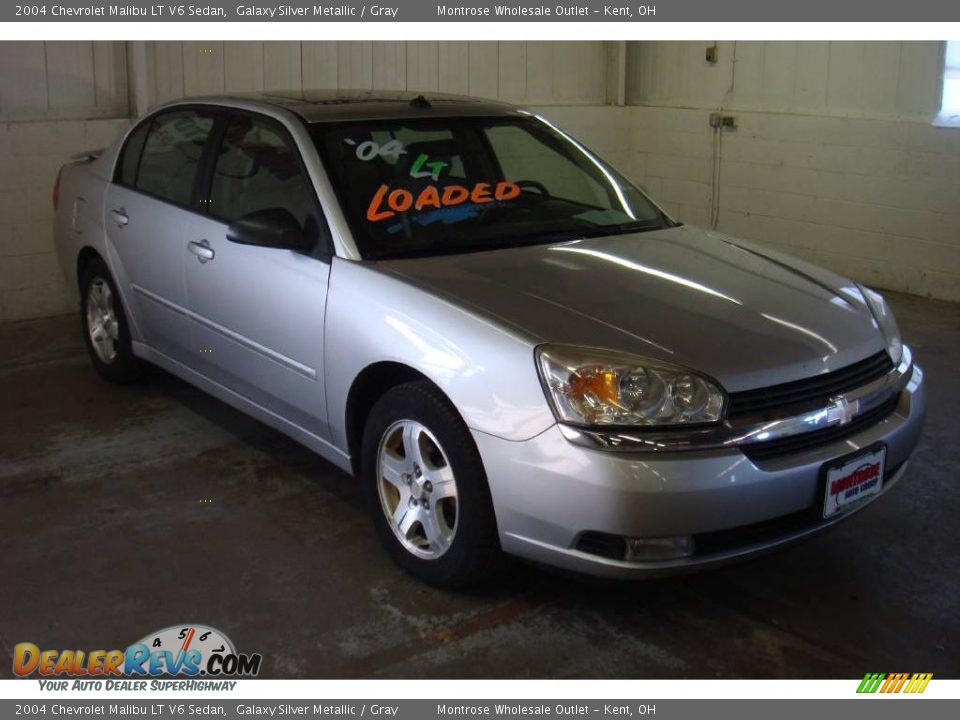 2004 Chevrolet Malibu LT V6 Sedan Galaxy Silver Metallic / Gray Photo #6