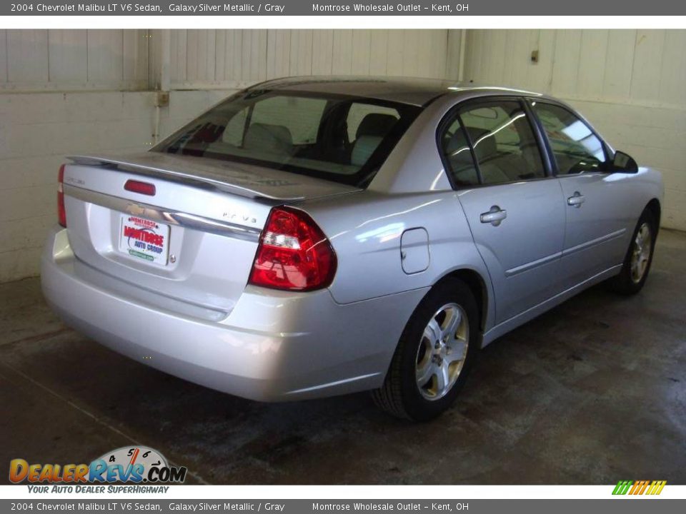 2004 Chevrolet Malibu LT V6 Sedan Galaxy Silver Metallic / Gray Photo #7