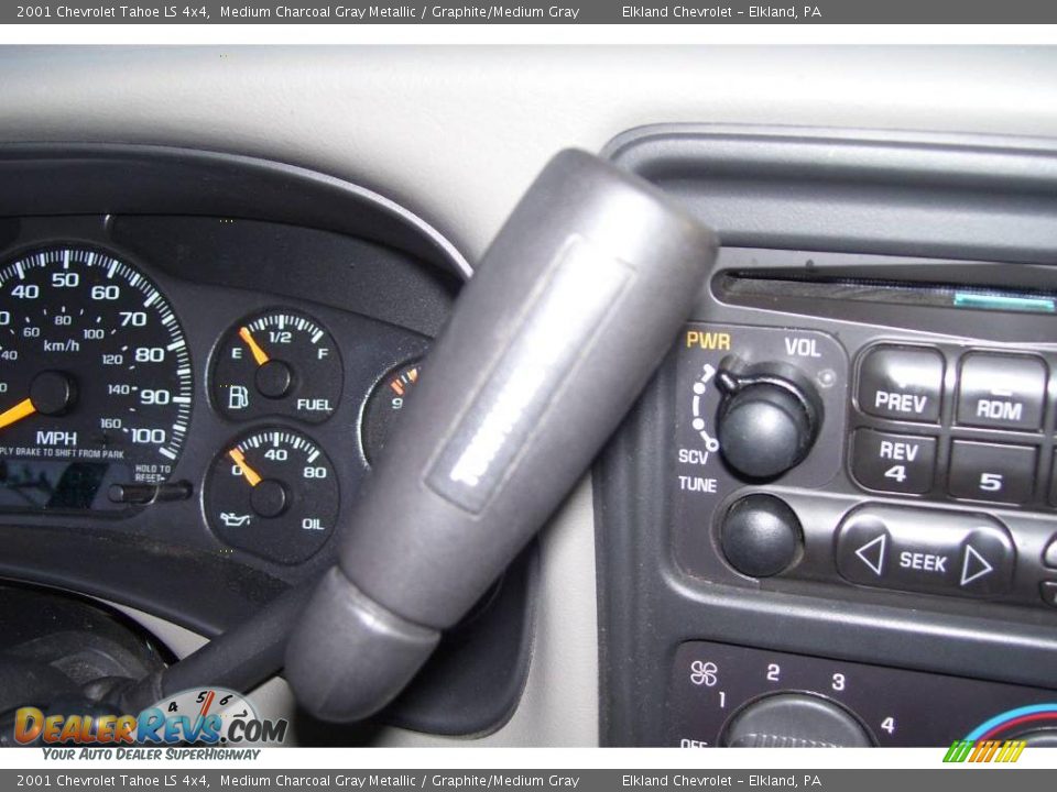 2001 Chevrolet Tahoe LS 4x4 Medium Charcoal Gray Metallic / Graphite/Medium Gray Photo #36