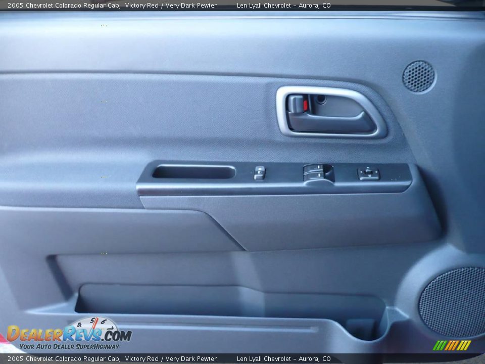 2005 Chevrolet Colorado Regular Cab Victory Red / Very Dark Pewter Photo #7