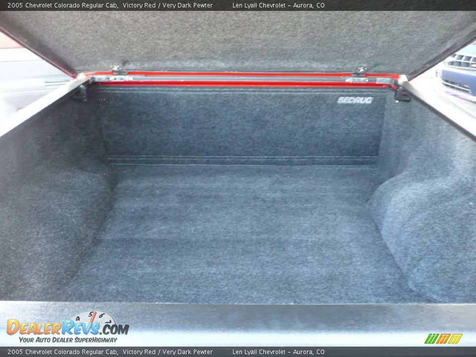 2005 Chevrolet Colorado Regular Cab Victory Red / Very Dark Pewter Photo #10