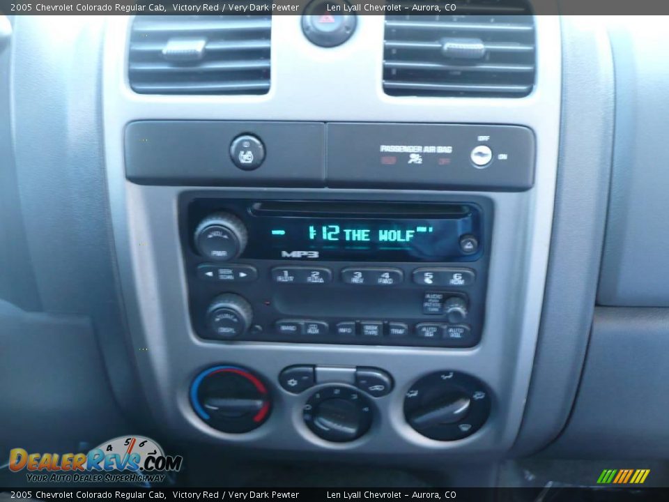 2005 Chevrolet Colorado Regular Cab Victory Red / Very Dark Pewter Photo #15