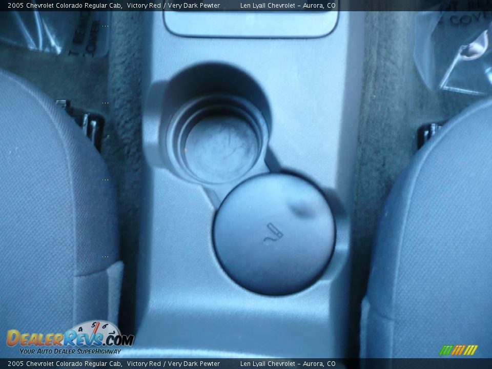 2005 Chevrolet Colorado Regular Cab Victory Red / Very Dark Pewter Photo #17