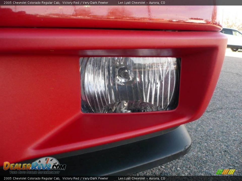 2005 Chevrolet Colorado Regular Cab Victory Red / Very Dark Pewter Photo #20