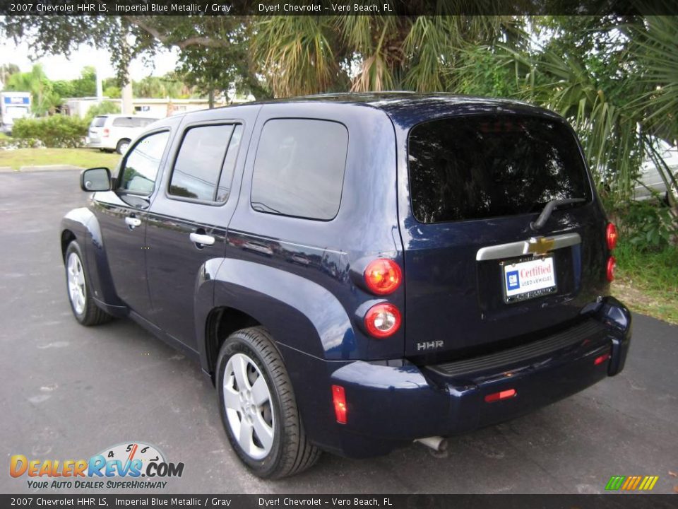 2007 Chevrolet HHR LS Imperial Blue Metallic / Gray Photo #6