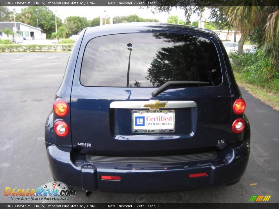 2007 Chevrolet HHR LS Imperial Blue Metallic / Gray Photo #7
