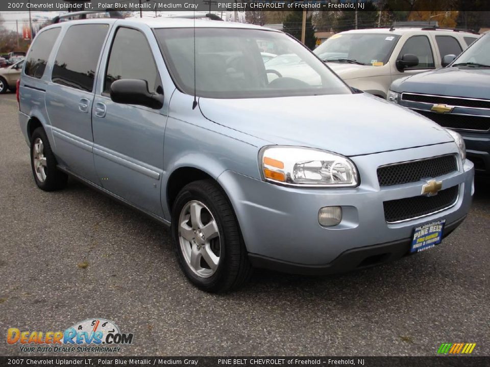 2007 Chevrolet Uplander LT Polar Blue Metallic / Medium Gray Photo #2