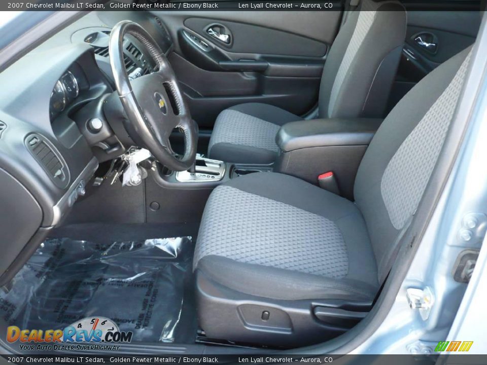 2007 Chevrolet Malibu LT Sedan Golden Pewter Metallic / Ebony Black Photo #9