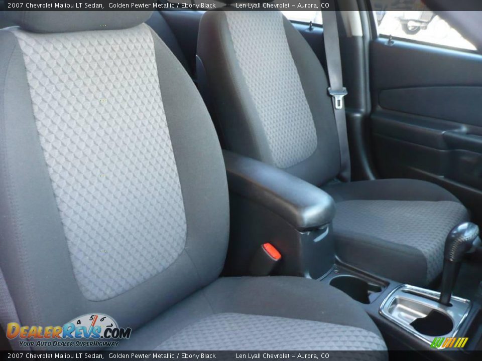 2007 Chevrolet Malibu LT Sedan Golden Pewter Metallic / Ebony Black Photo #14
