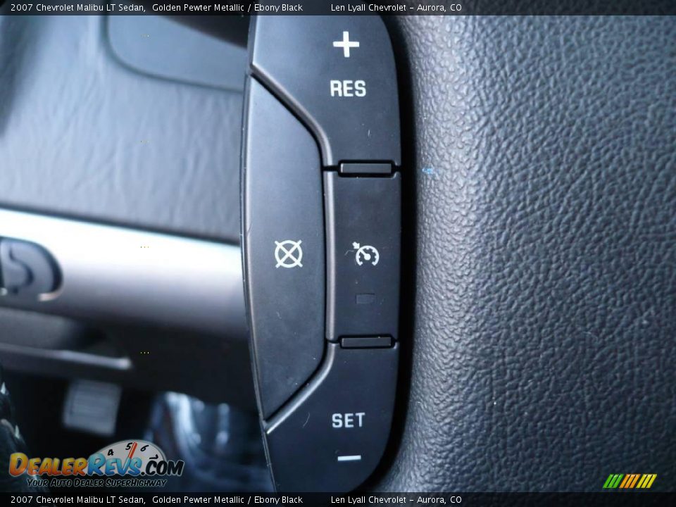 2007 Chevrolet Malibu LT Sedan Golden Pewter Metallic / Ebony Black Photo #23