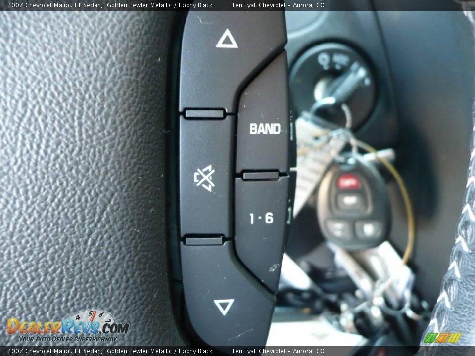 2007 Chevrolet Malibu LT Sedan Golden Pewter Metallic / Ebony Black Photo #24
