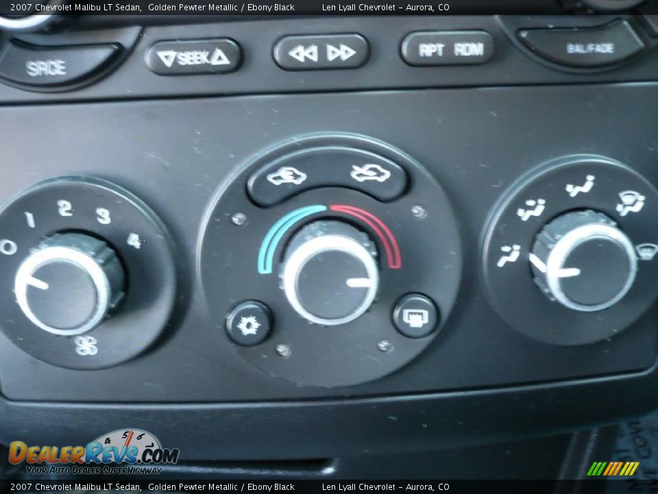 2007 Chevrolet Malibu LT Sedan Golden Pewter Metallic / Ebony Black Photo #26