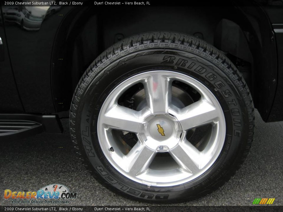 2009 Chevrolet Suburban LTZ Black / Ebony Photo #4