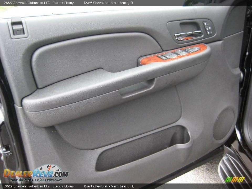 2009 Chevrolet Suburban LTZ Black / Ebony Photo #8