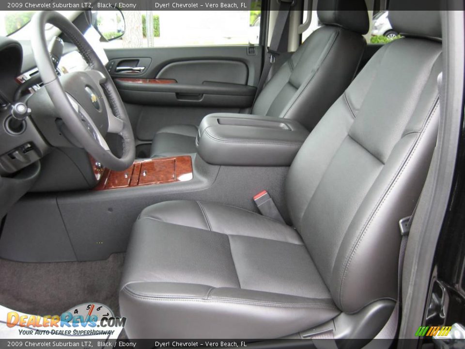 2009 Chevrolet Suburban LTZ Black / Ebony Photo #9
