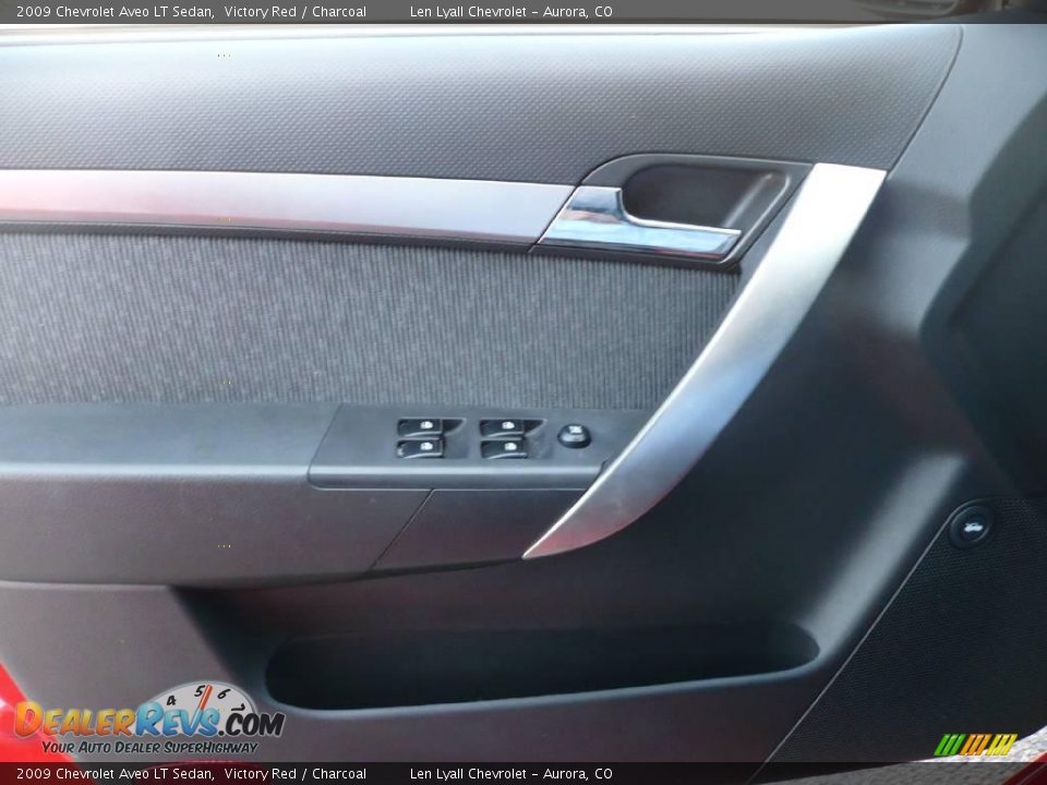 2009 Chevrolet Aveo LT Sedan Victory Red / Charcoal Photo #7