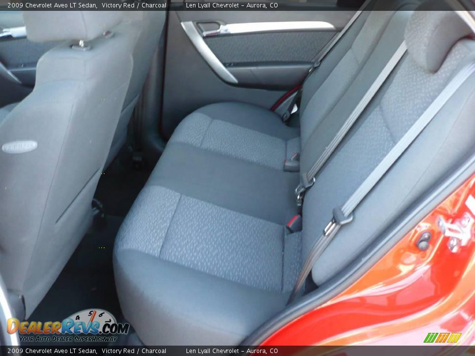 2009 Chevrolet Aveo LT Sedan Victory Red / Charcoal Photo #10